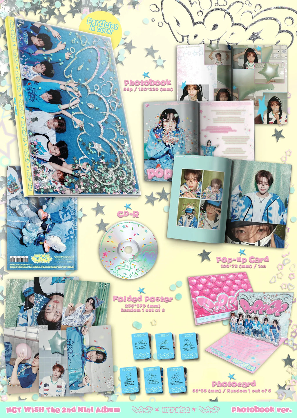 NCT WISH 2nd Mini Album 'poppop' (Photobook Ver.)