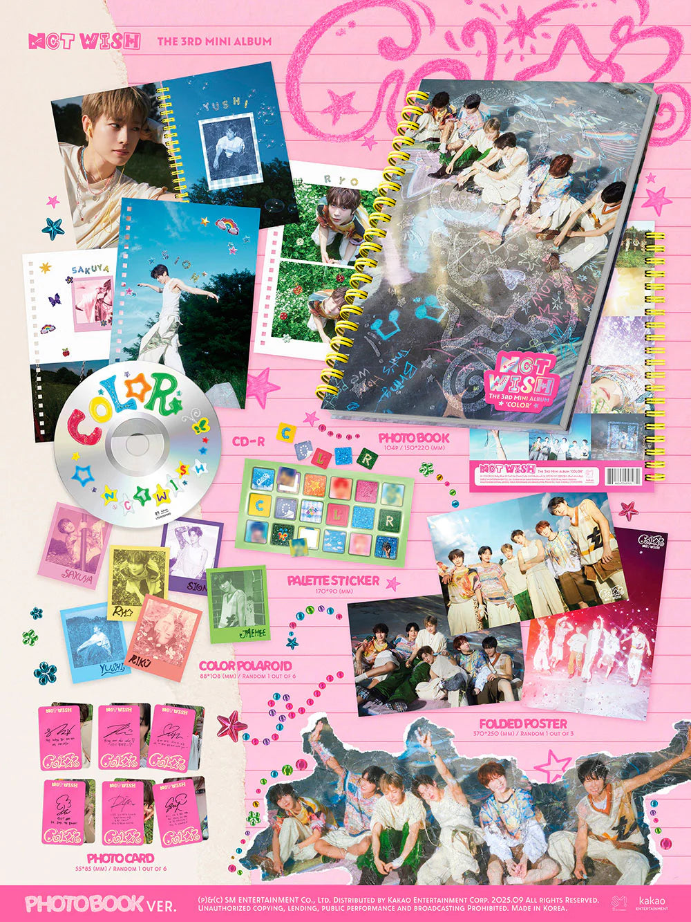 NCT WISH 3rd Mini Album 'COLOR' (Photobook Ver.)
