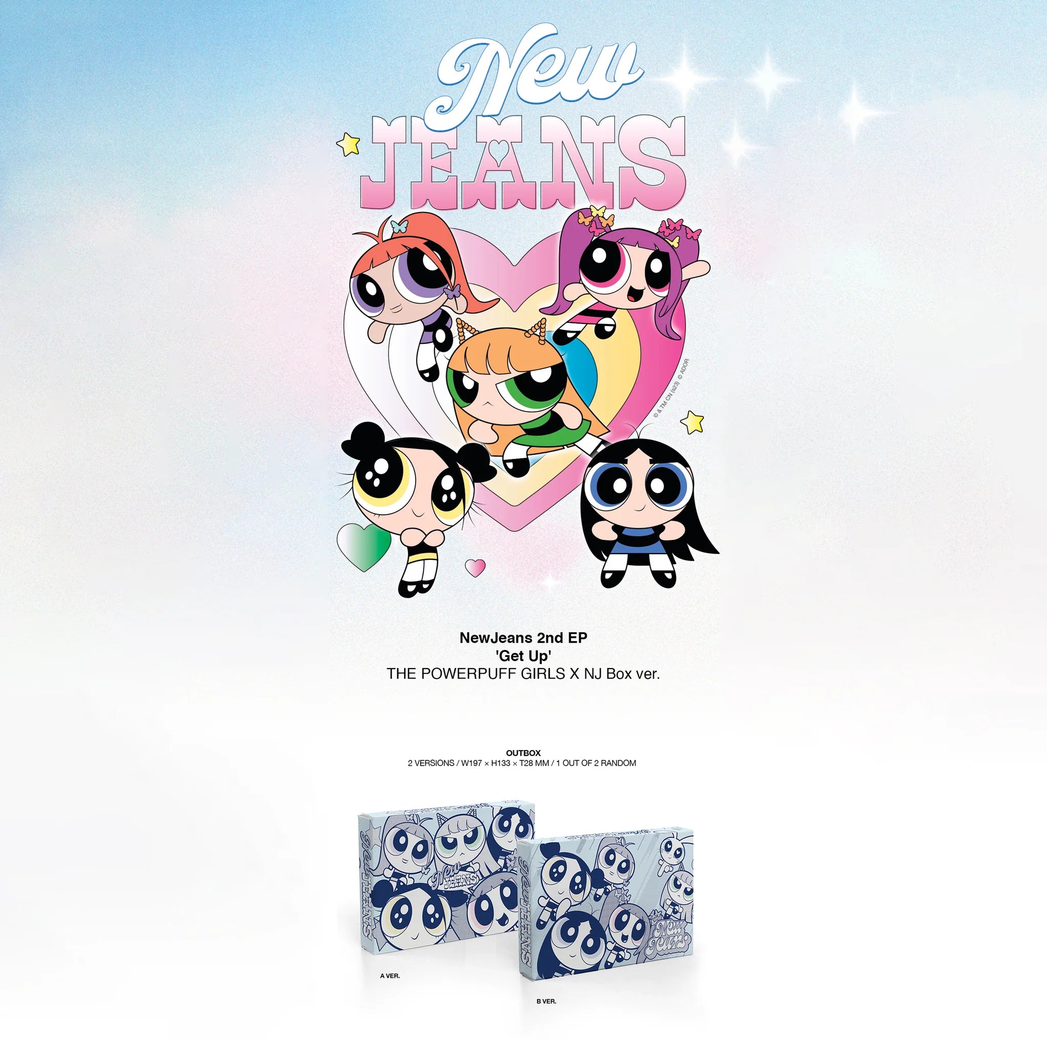 NewJeans 2nd Mini Album 'Get Up' (The POWERPUFF GIRLS X NJ Box ver.)