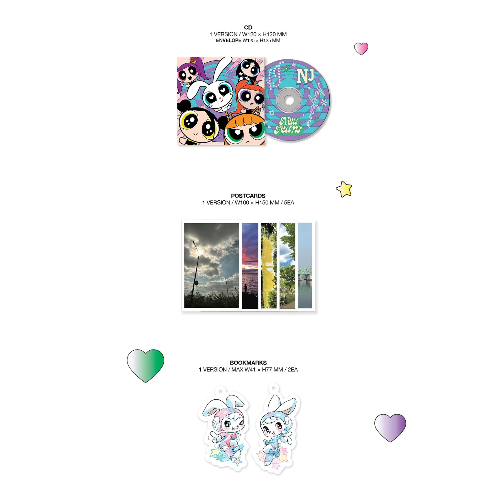 NewJeans 2nd Mini Album 'Get Up' (The POWERPUFF GIRLS X NJ Box ver.)