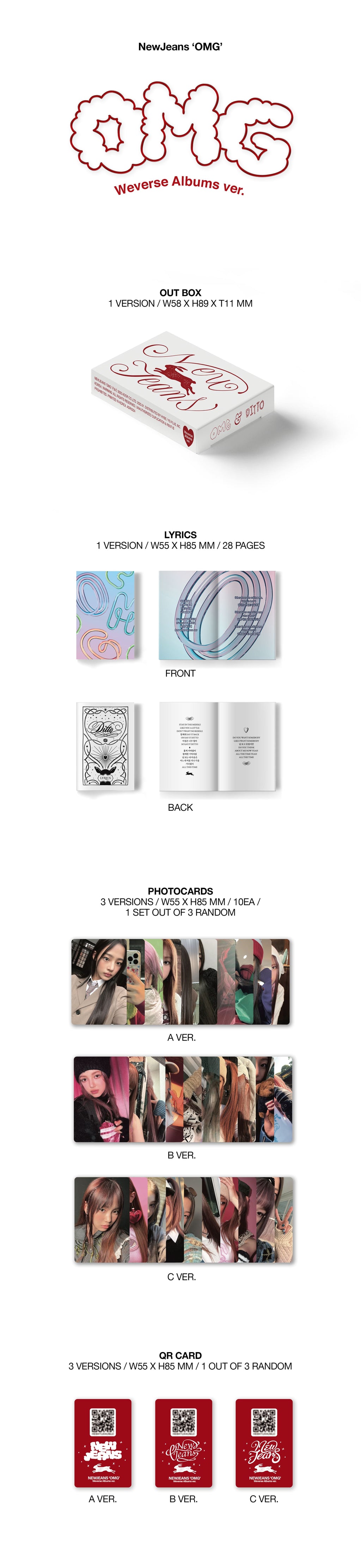 NewJeans - OMG Album (Weverse Albums ver.)
