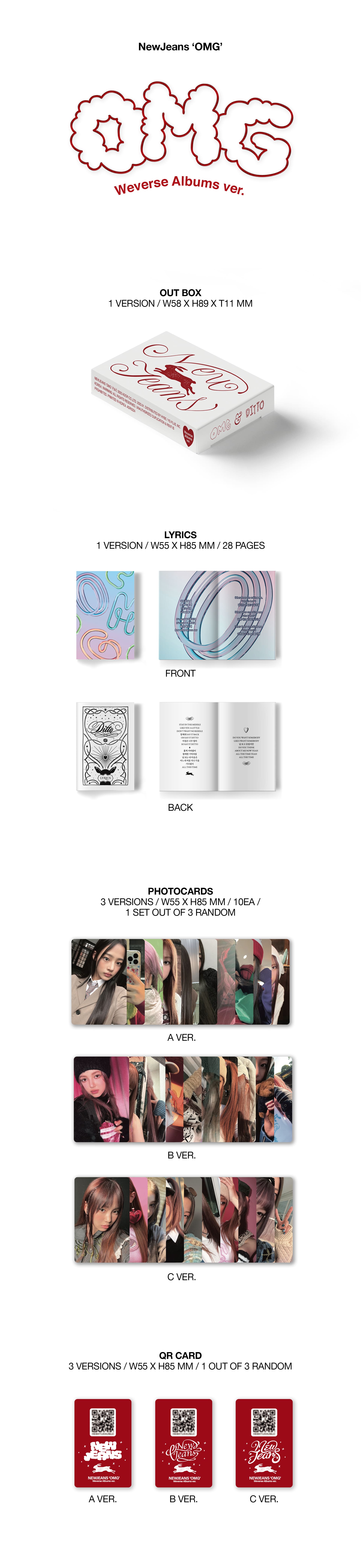 NewJeans - OMG Album (Weverse Albums ver.)