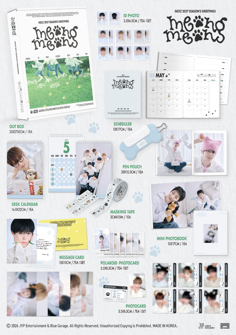 [PREORDER] NEXZ 2027 Season's Greetings 'meong meong'
