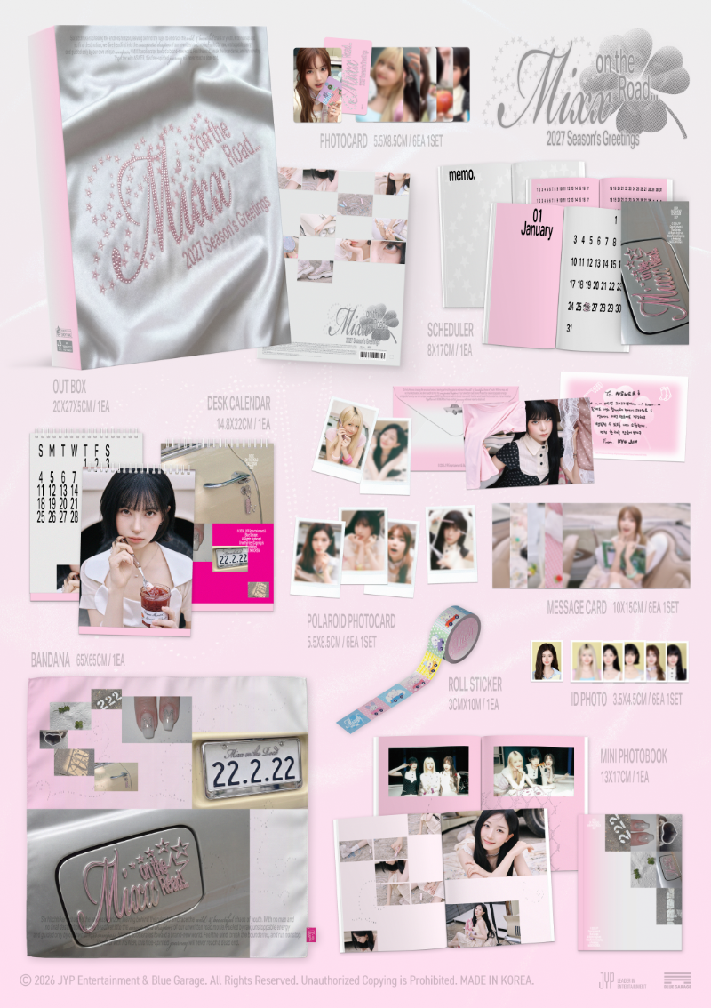 [PREORDER] NMIXX 2027 Season's Greetings 'MIXX ON THE ROAD'