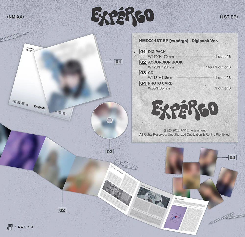 NMIXX 1st Mini Album 'expérgo' (Digipack Ver.)