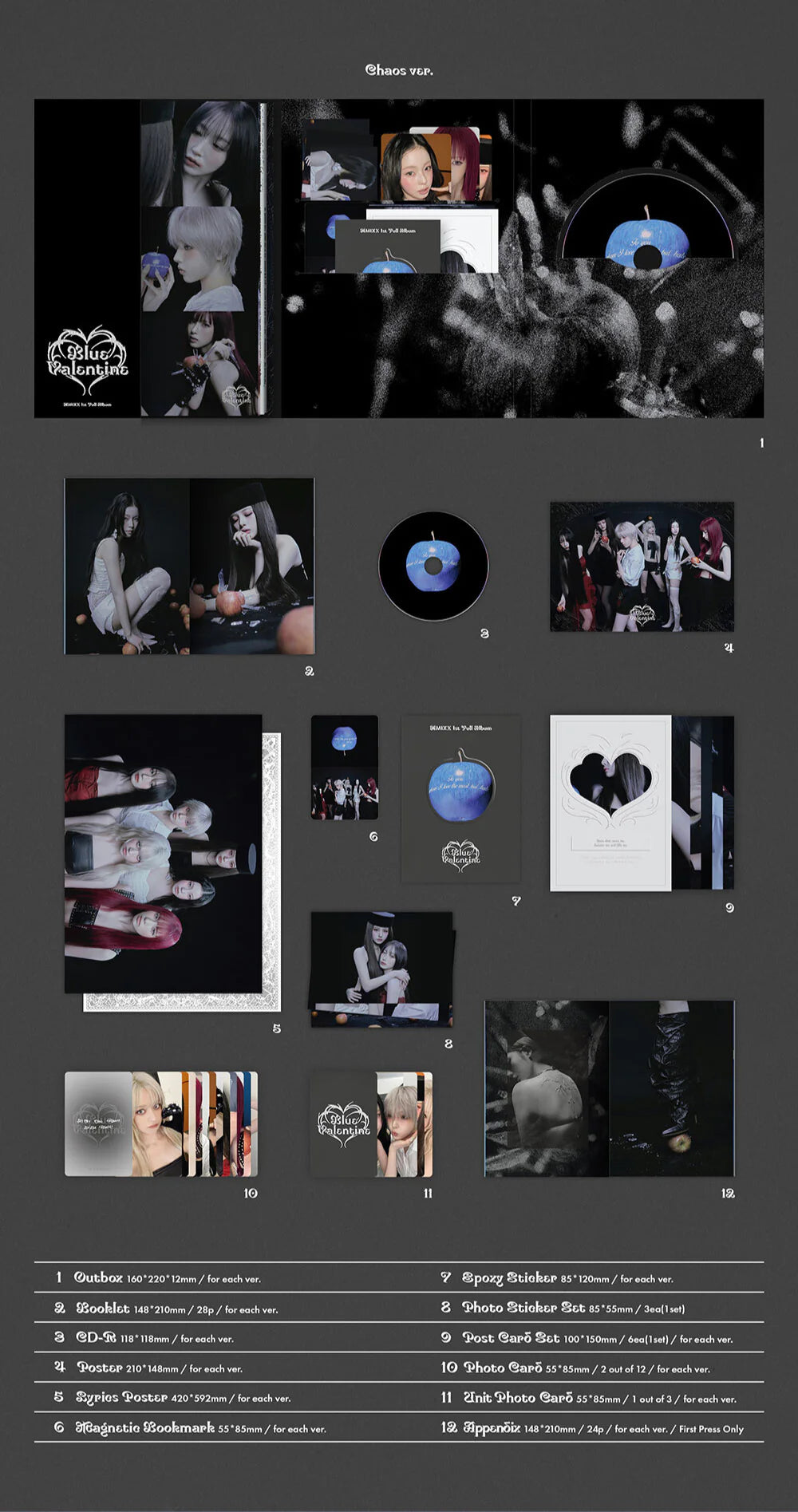 NMIXX 1st Full Album 'Blue Valentine'