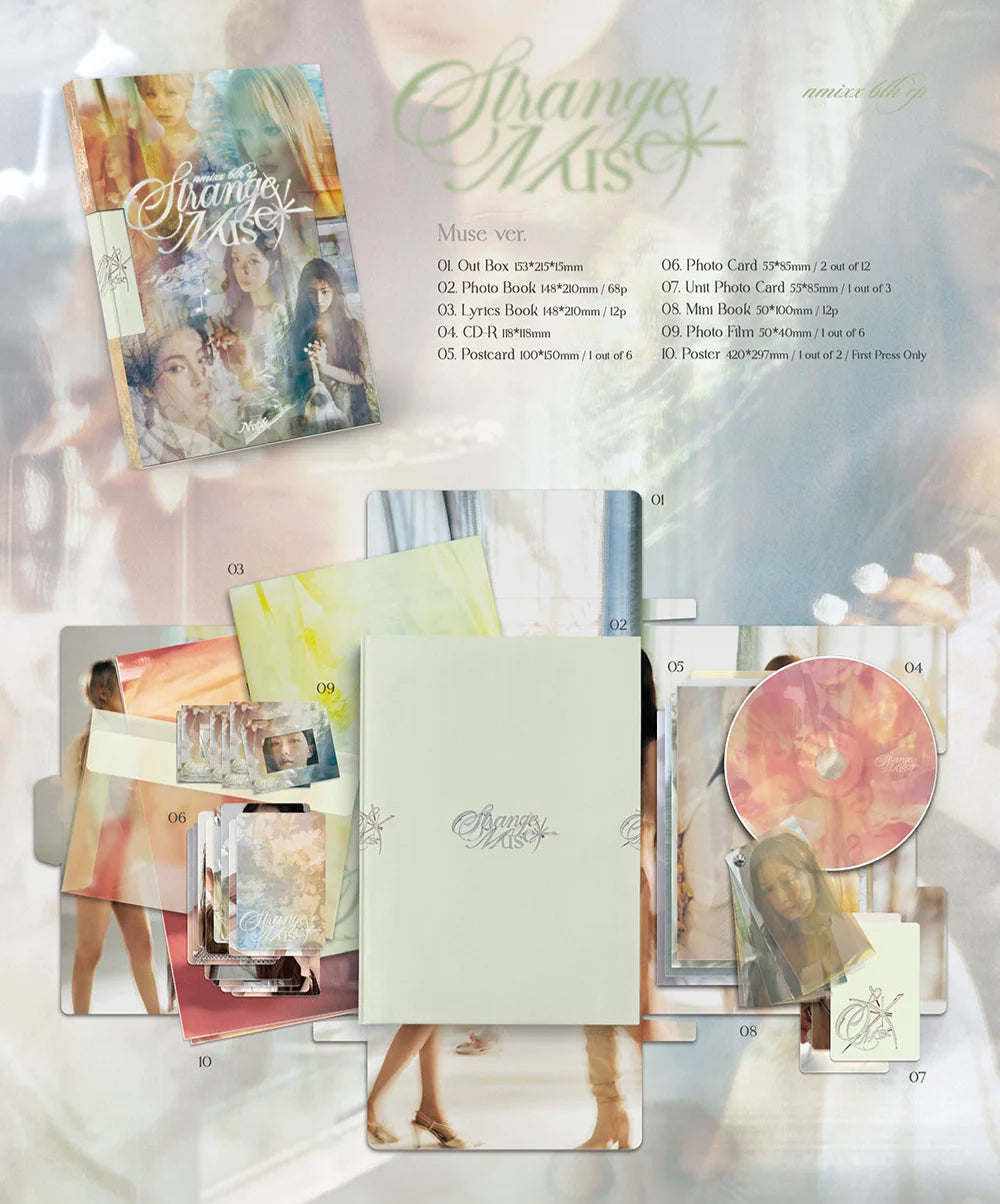 [PREORDER] NMIXX 6th Mini Album 'Strange Muse' (Strange Ver. / Muse Ver.)