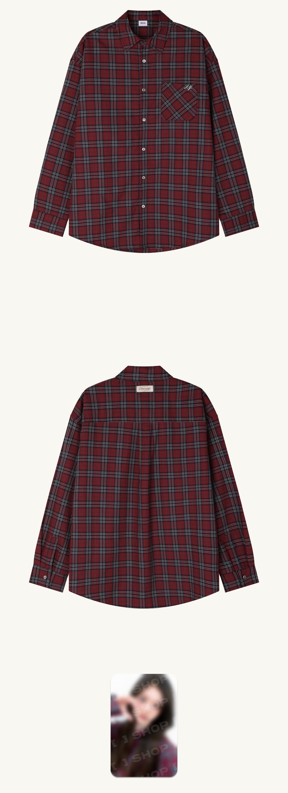 [PREORDER] Artist Label : NMIXX Edition - SULLYOON PLAID SHIRTS
