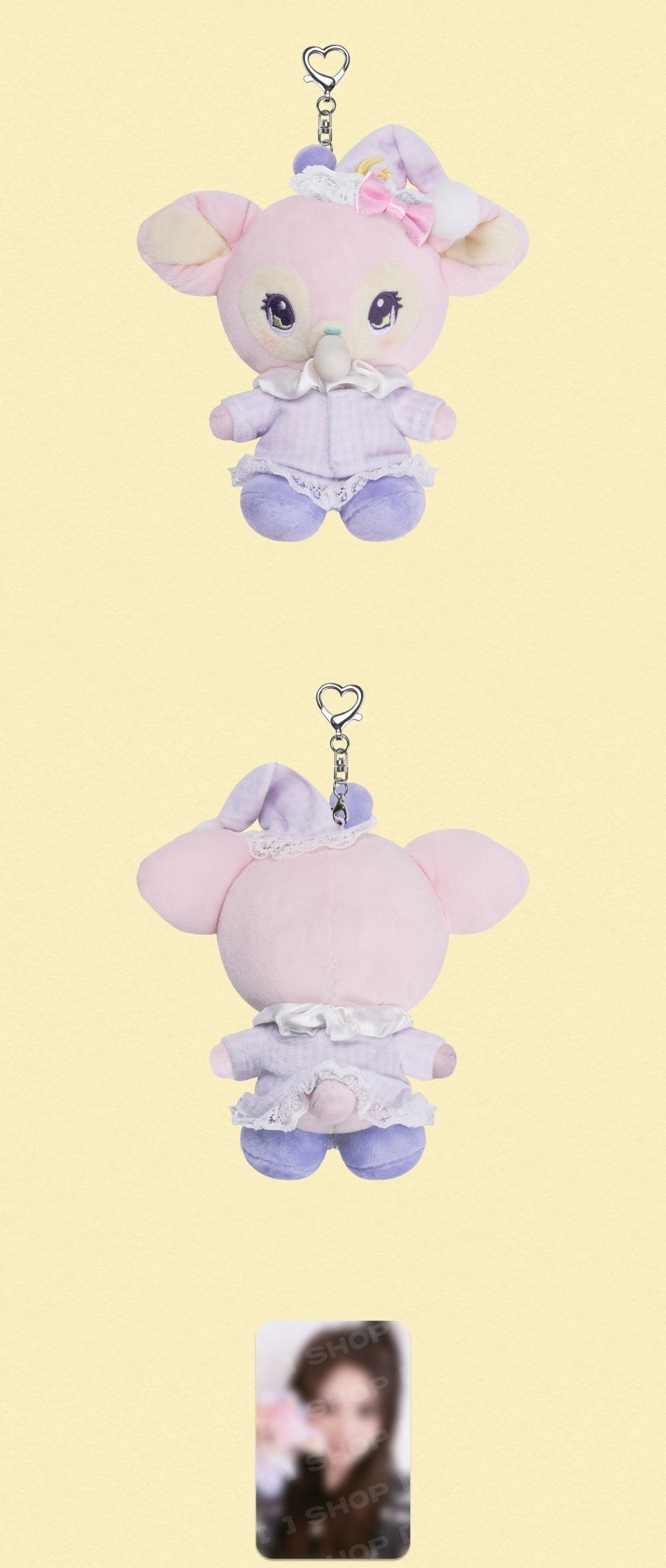 [PREORDER] Artist Label : NMIXX Edition - SULLBBUNI PLUSH KEYRING BUBBLE Ver.