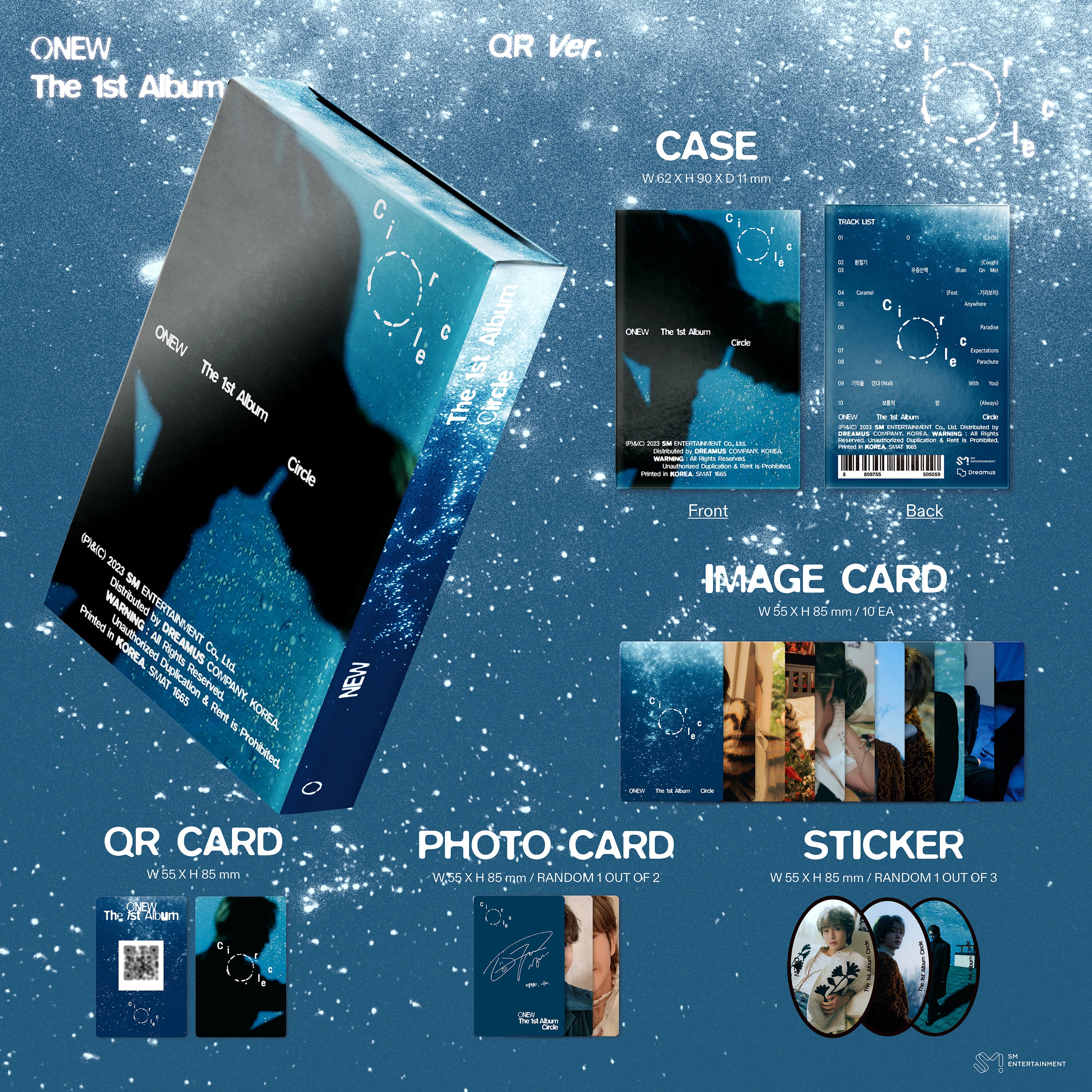 ONEW (SHINee) 1st Album 'Circle' (QR Ver.)