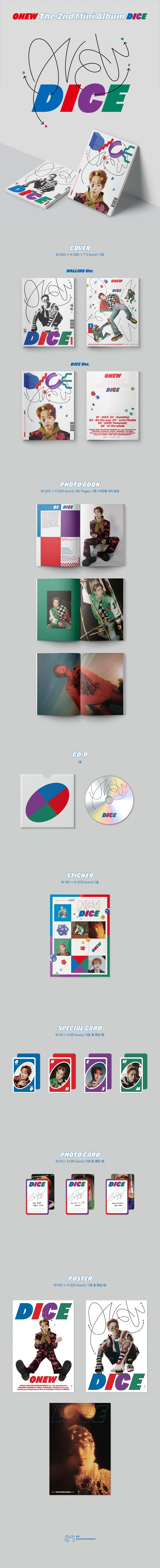 ONEW (SHINee) 2nd Mini Album 'DICE'