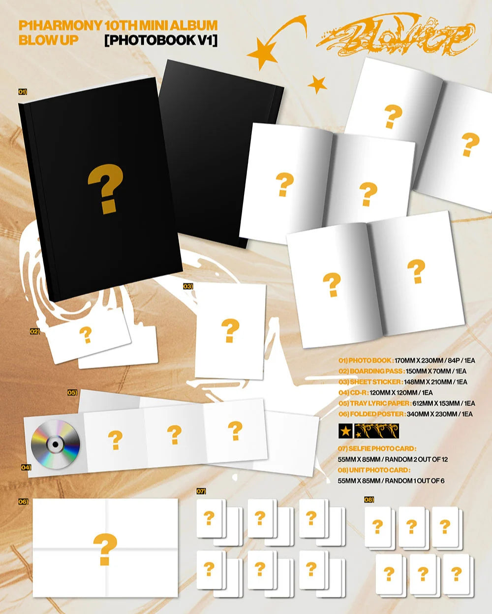 [PREORDER] P1Harmony 10th Mini Album 'BLOW UP' (Photobook Ver.)