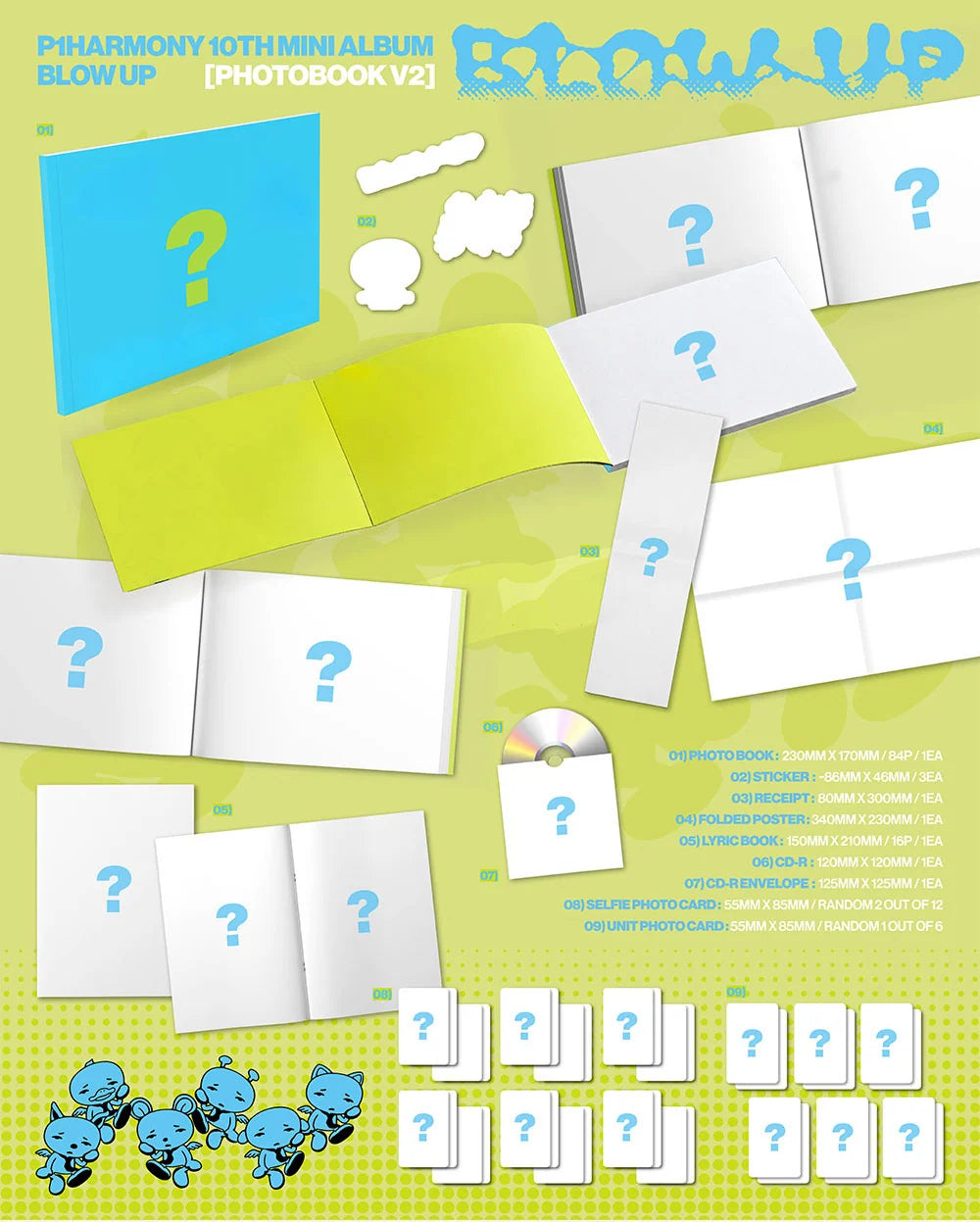[PREORDER] P1Harmony 10th Mini Album 'BLOW UP' (Photobook Ver.)