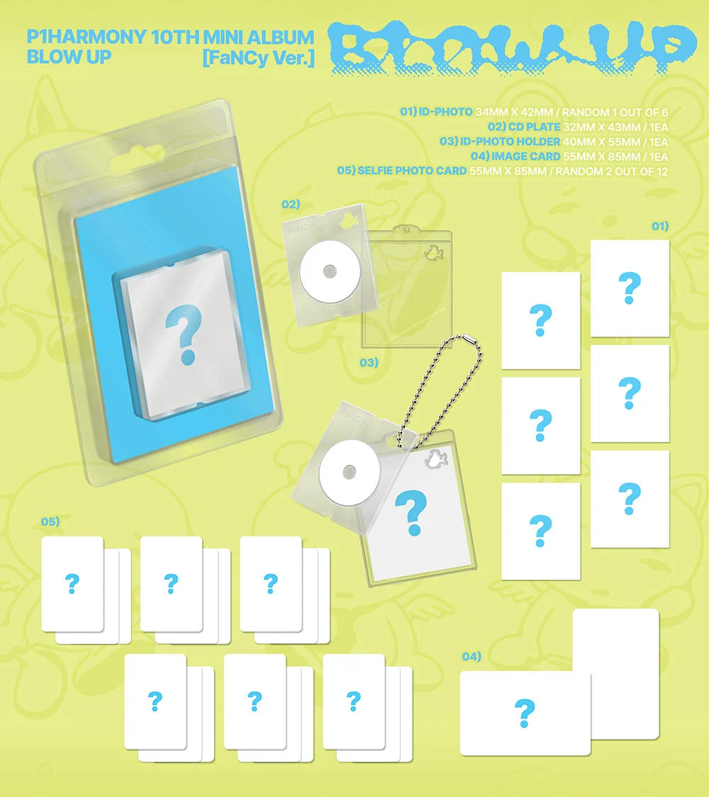 [PREORDER] P1Harmony 10th Mini Album 'BLOW UP' (FaNCy Ver.)