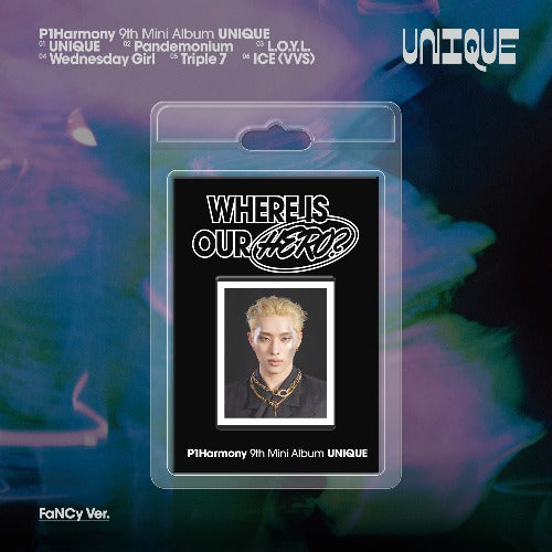 [PREORDER] P1Harmony 9th Mini Album 'UNIQUE' (FaNCy Ver.)