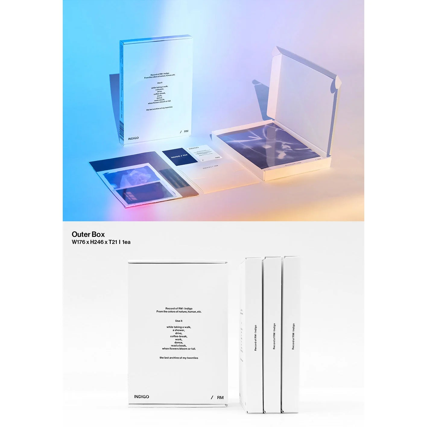 RM (BTS) 1st Album 'Indigo' (Book Edition)