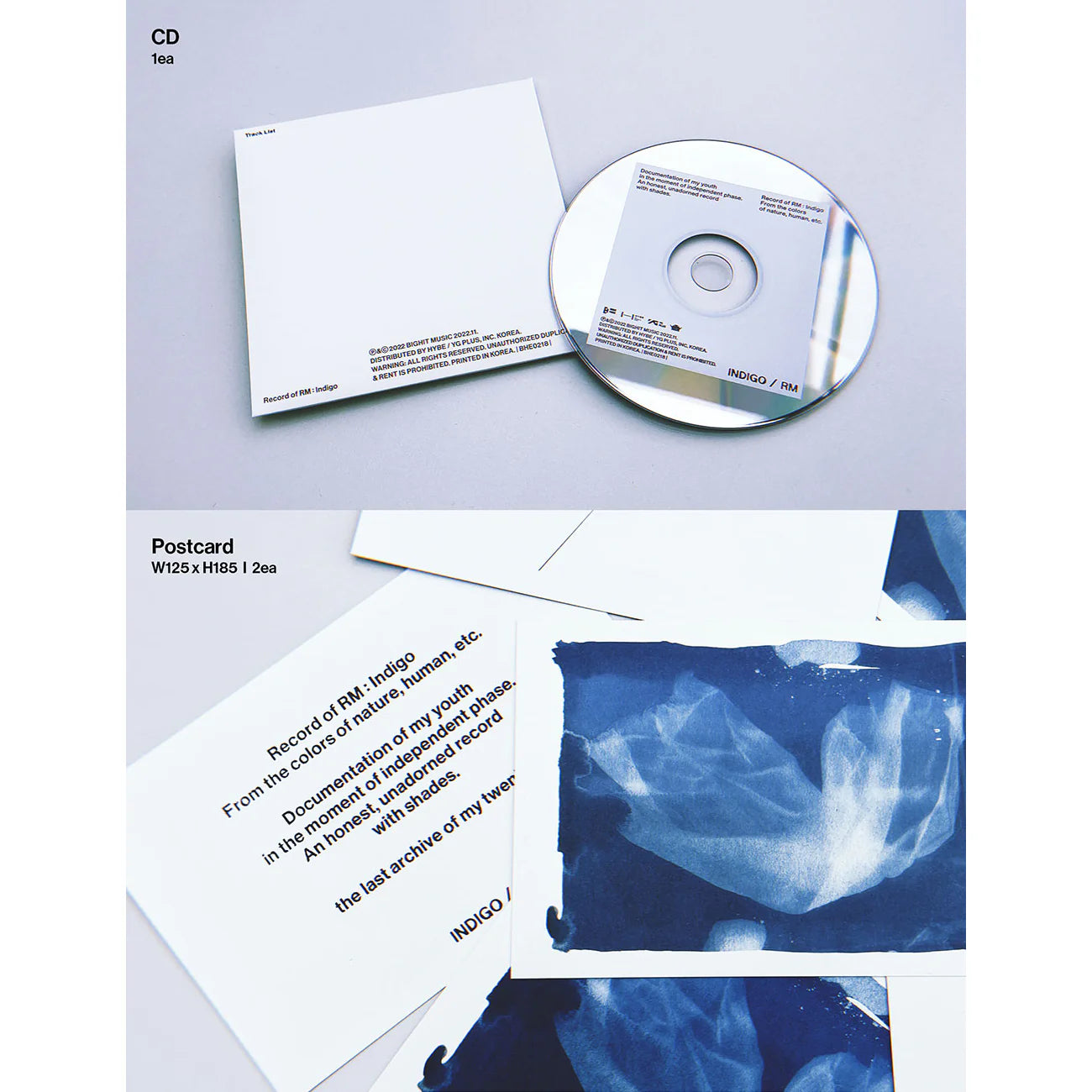 RM (BTS) 1st Album 'Indigo' (Book Edition)