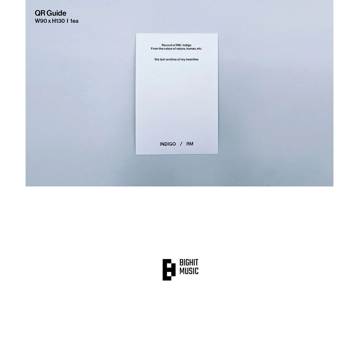 RM (BTS) 1st Album 'Indigo' (Postcard Edition / Weverse Albums Ver)