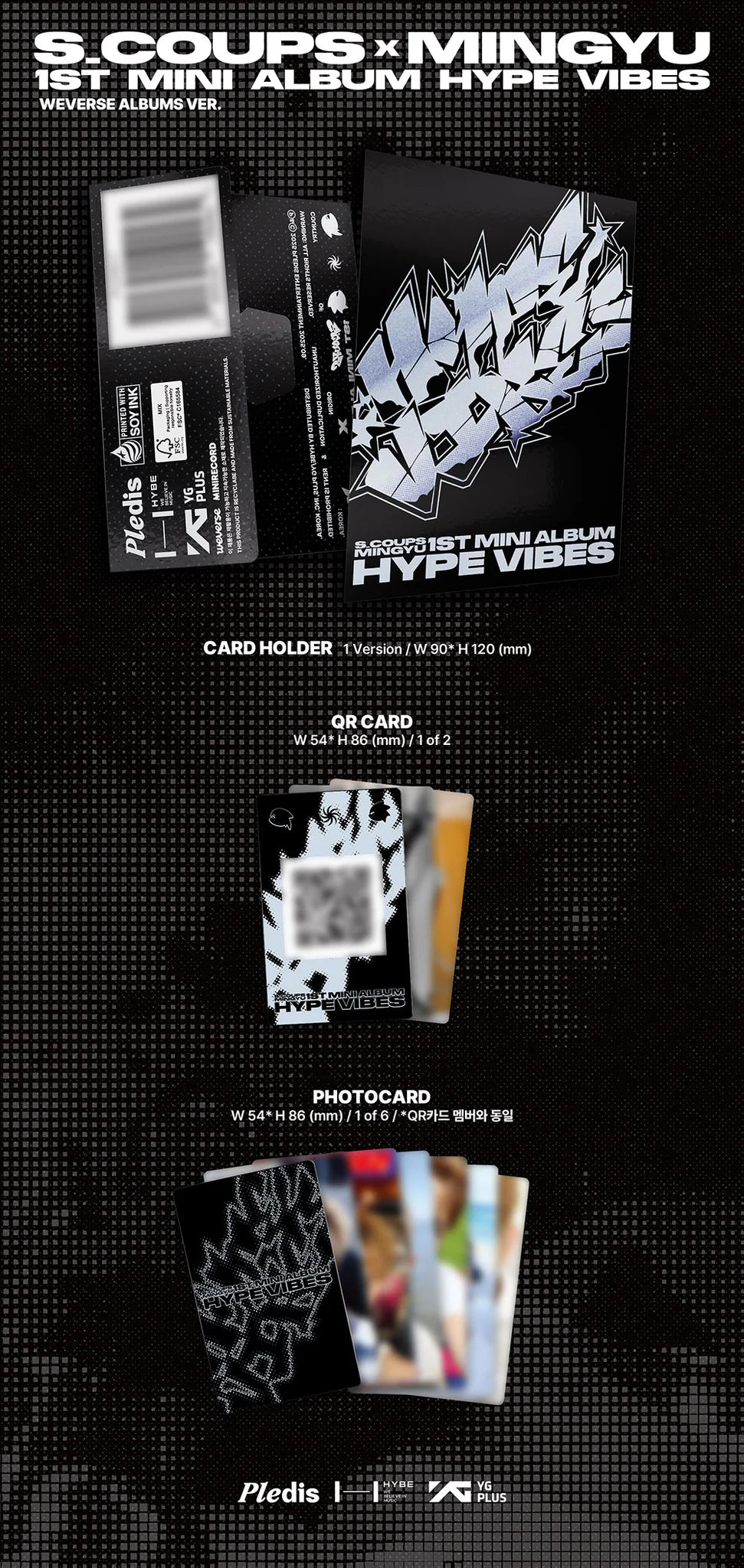 S.COUPS x MINGYU 1st Mini Album 'HYPE VIBES' (Weverse Album Ver.)