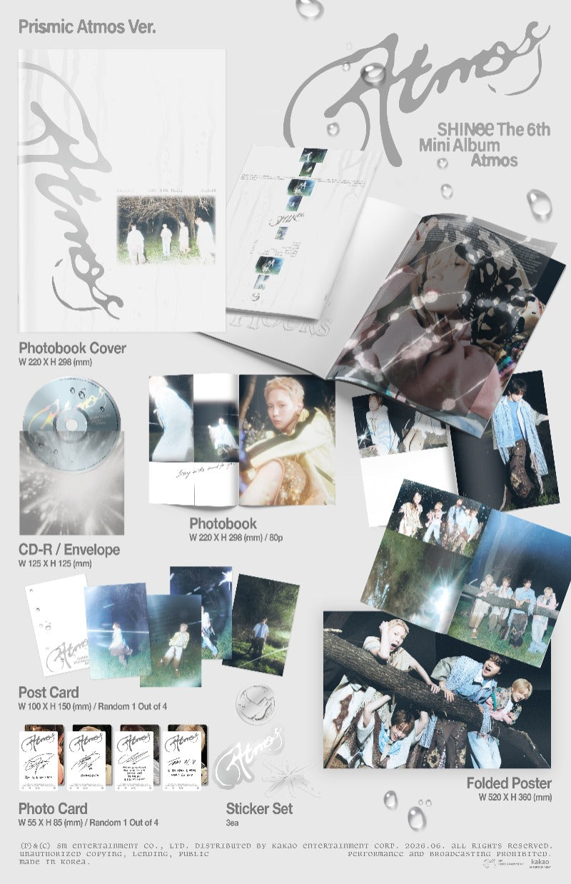 SHINee 6th Mini Album 'Atmos' (PrIsmIc Atmos Ver.)