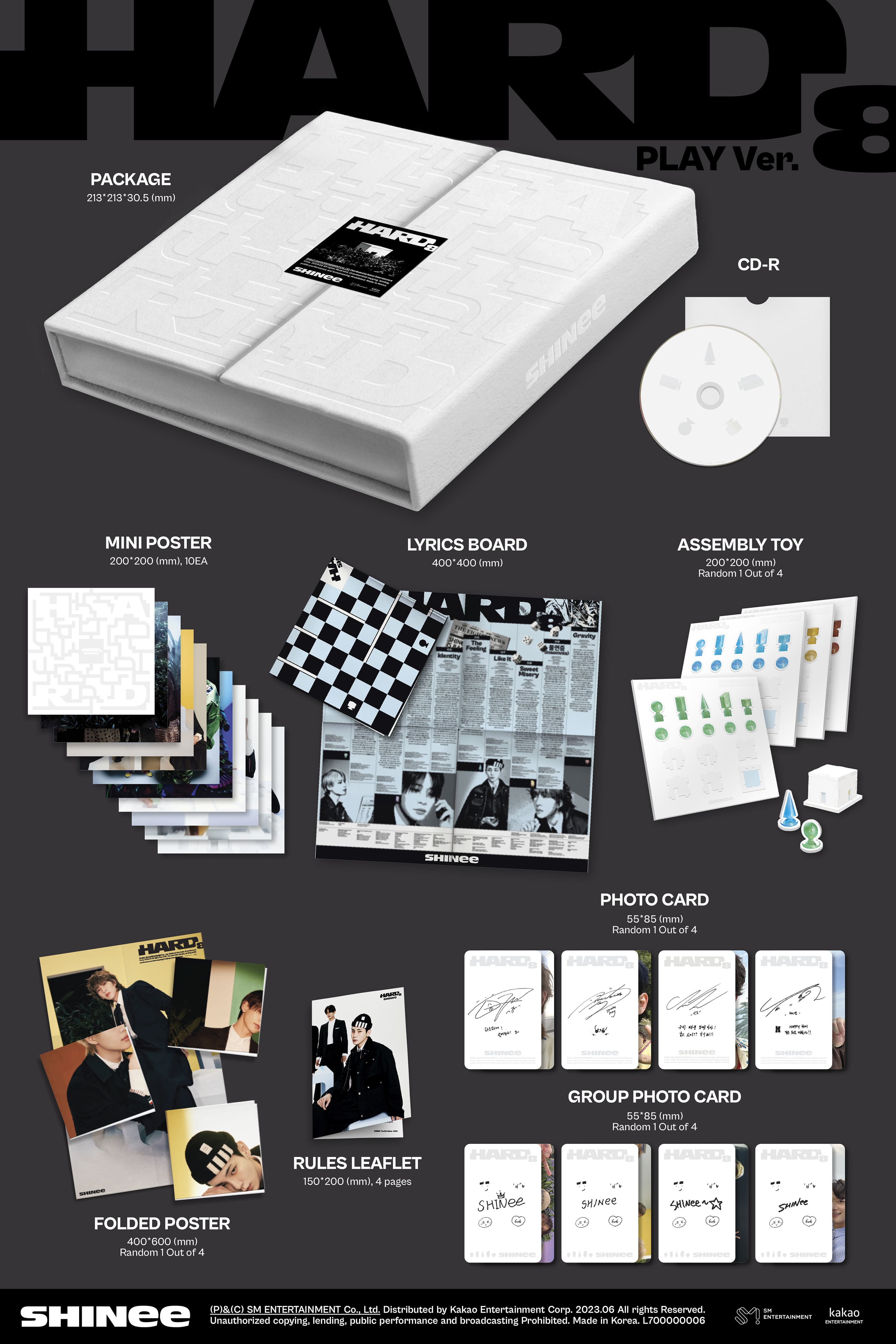 SHINee 8th Album 'HARD' (Play Ver.)