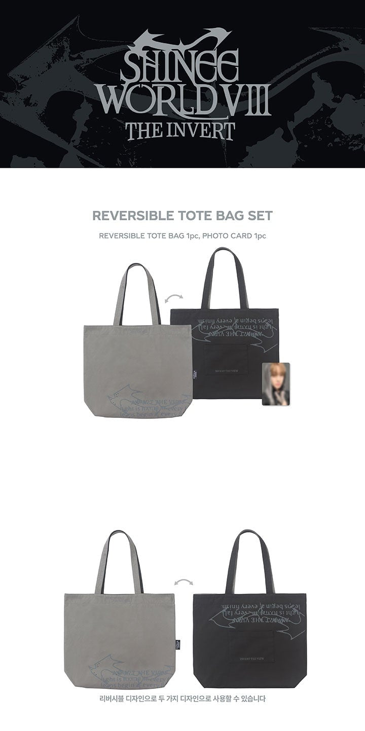 [PREORDER] SHINee WORLD VIII : ‘THE INVERT’ Official MD – REVERSIBLE TOTE BAG SET