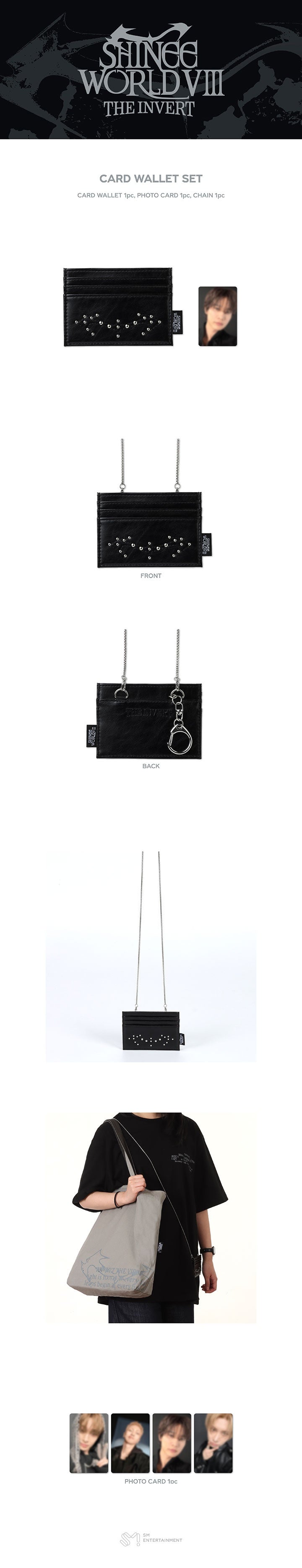 [PREORDER] SHINee WORLD VIII : ‘THE INVERT’ Official MD – CARD WALLET SET