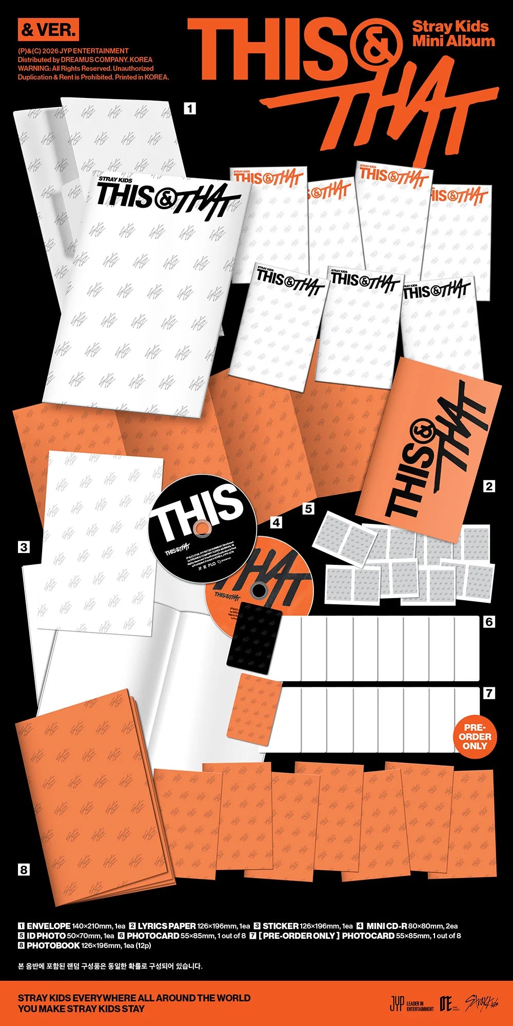 [PREORDER] STRAY KIDS 10th Mini Album 'THIS & THAT' (& Ver)