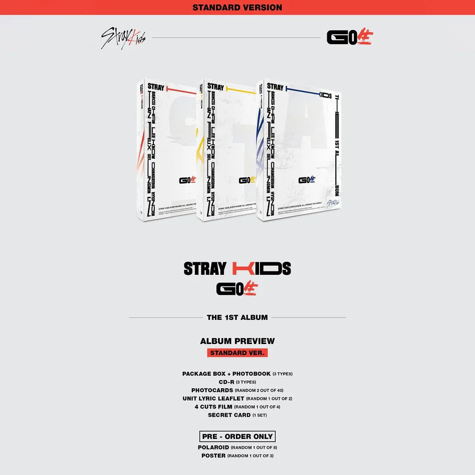 Stray Kids 1st Full Album 'Go Live' GO生 - Standard Version