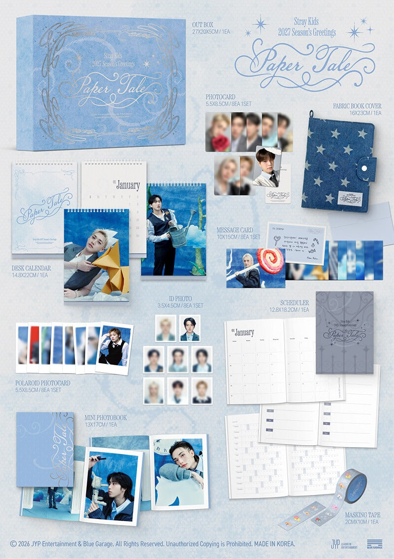 [PREORDER] Stray Kids 2027 Season's Greetings 'Paper Tale'