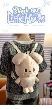 Stray Kids 6th Fanmeeting ‘STAY in Our Little House’ Official MD - SKZOO Plush Backpack