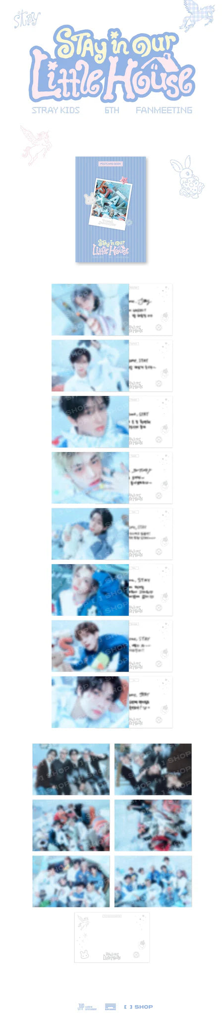 Stray Kids 6th Fanmeeting ‘STAY in Our Little House’ Official MD - Postcard Book