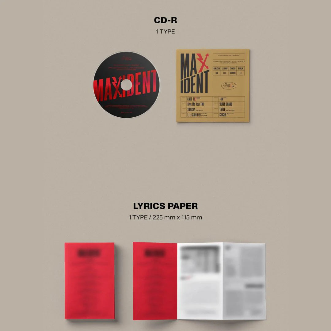 Stray Kids 7th Mini Album 'Maxident' - Case Version (Random Ver.)