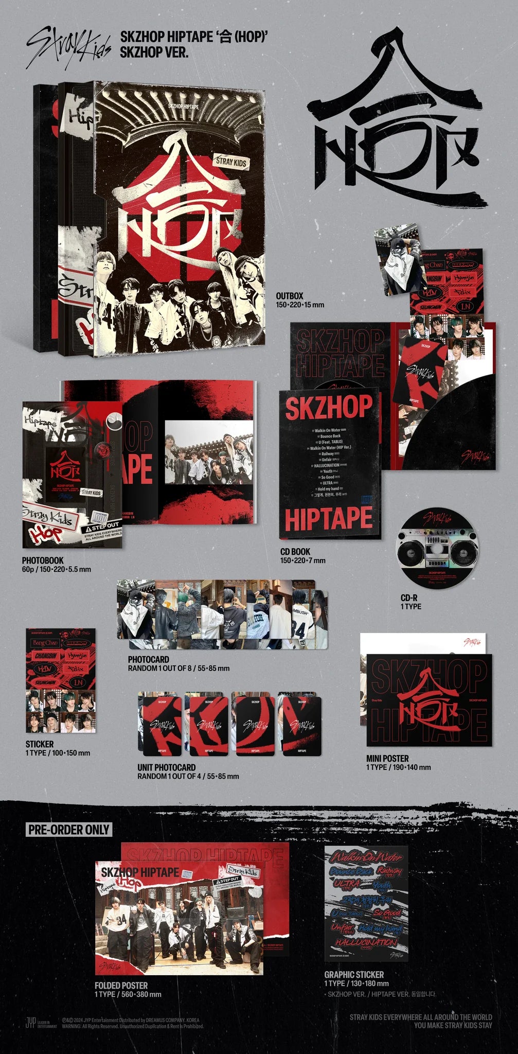 Stray Kids SKZHOP HIPTAPE '合 (HOP)' (SKZHOP Ver.)