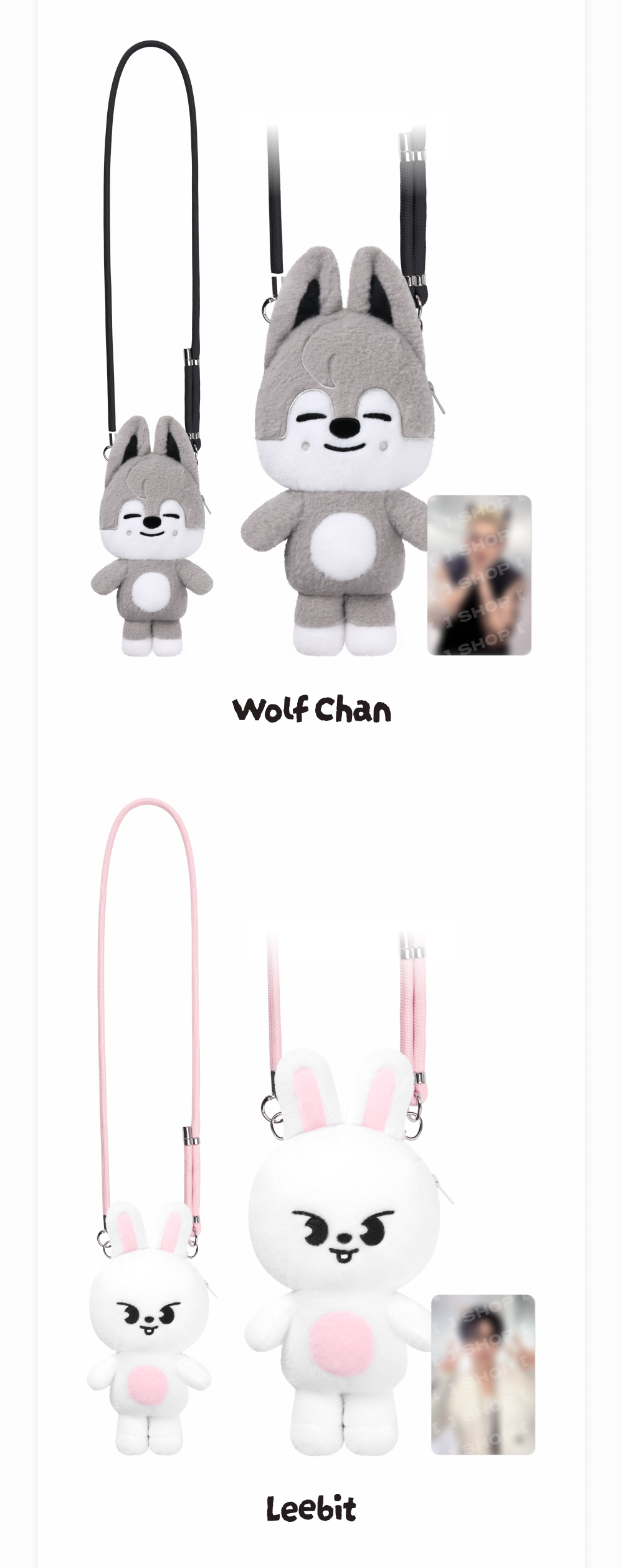 [PREORDER] STRAY KIDS 'RUN IT' WORLD TOUR OFFICIAL MD - SKZOO PLUSH CROSS BAG