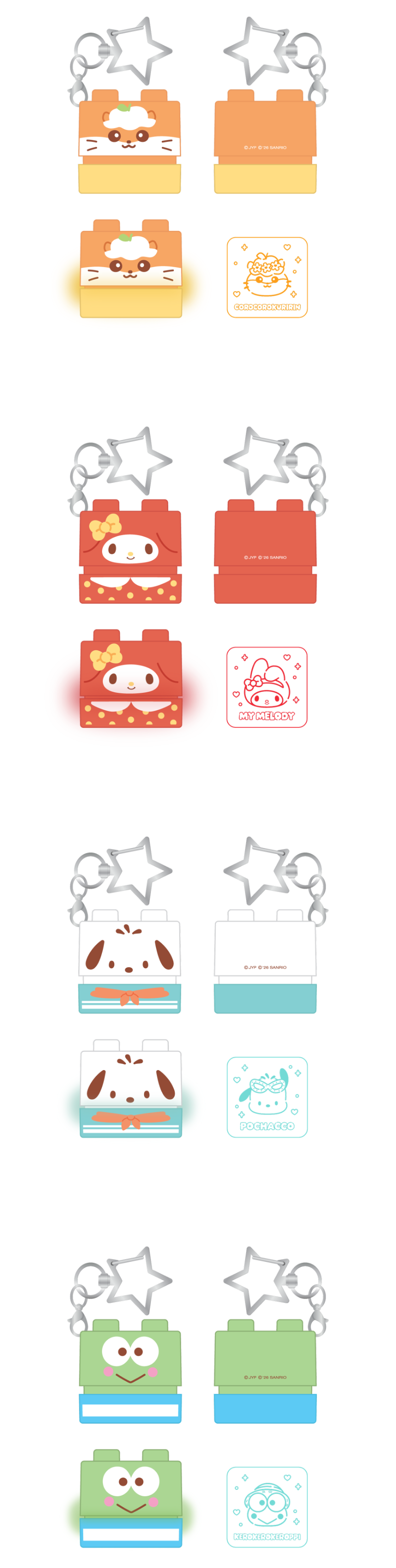 [PREORDER] SKZOO X SANRIO CHARACTERS – SECRET BLOCK STAMP