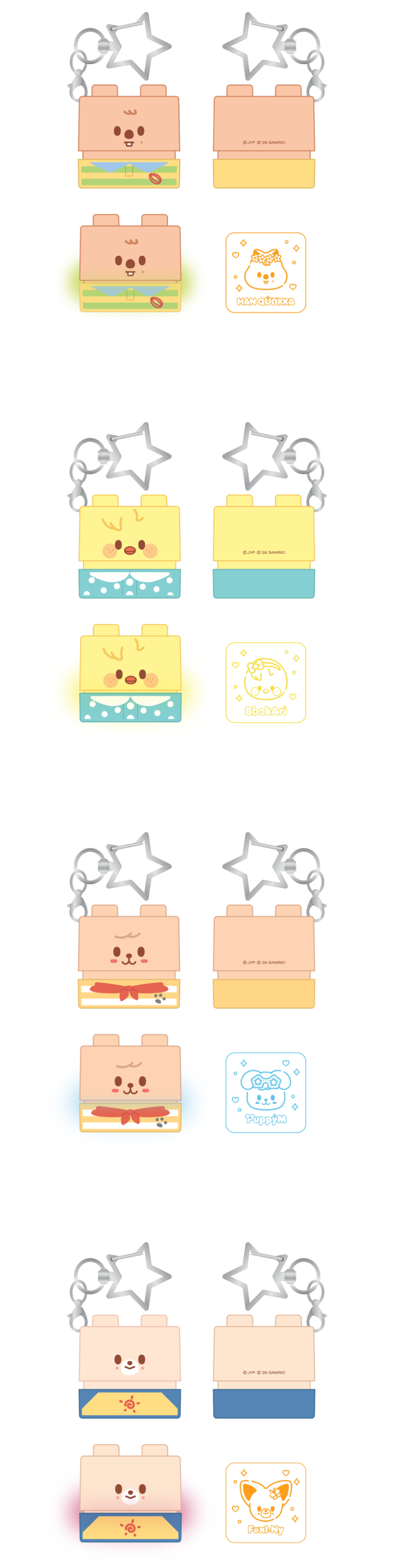 [PREORDER] SKZOO X SANRIO CHARACTERS – SECRET BLOCK STAMP