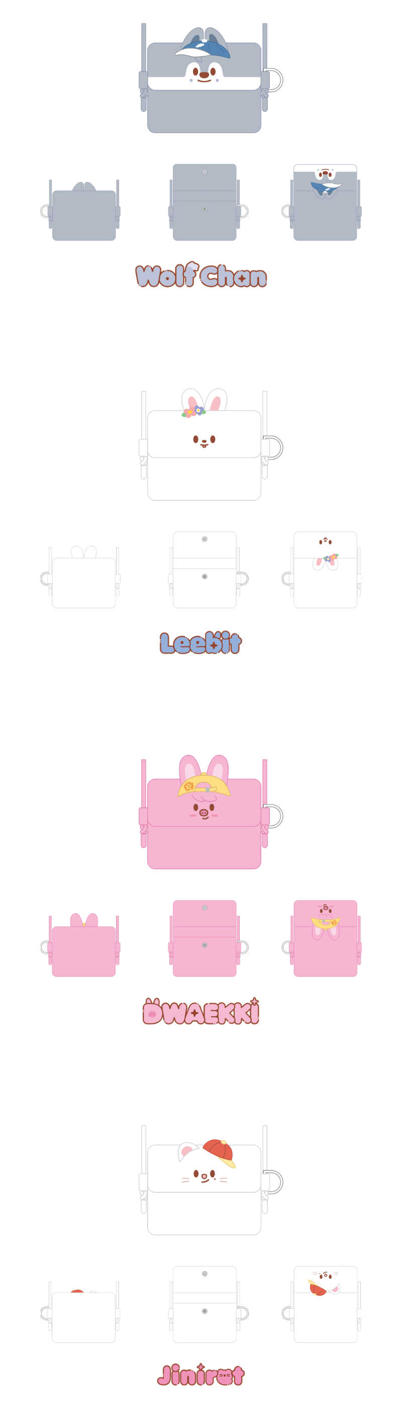[PREORDER] SKZOO X SANRIO CHARACTERS – CARD WALLET CROSS BAG