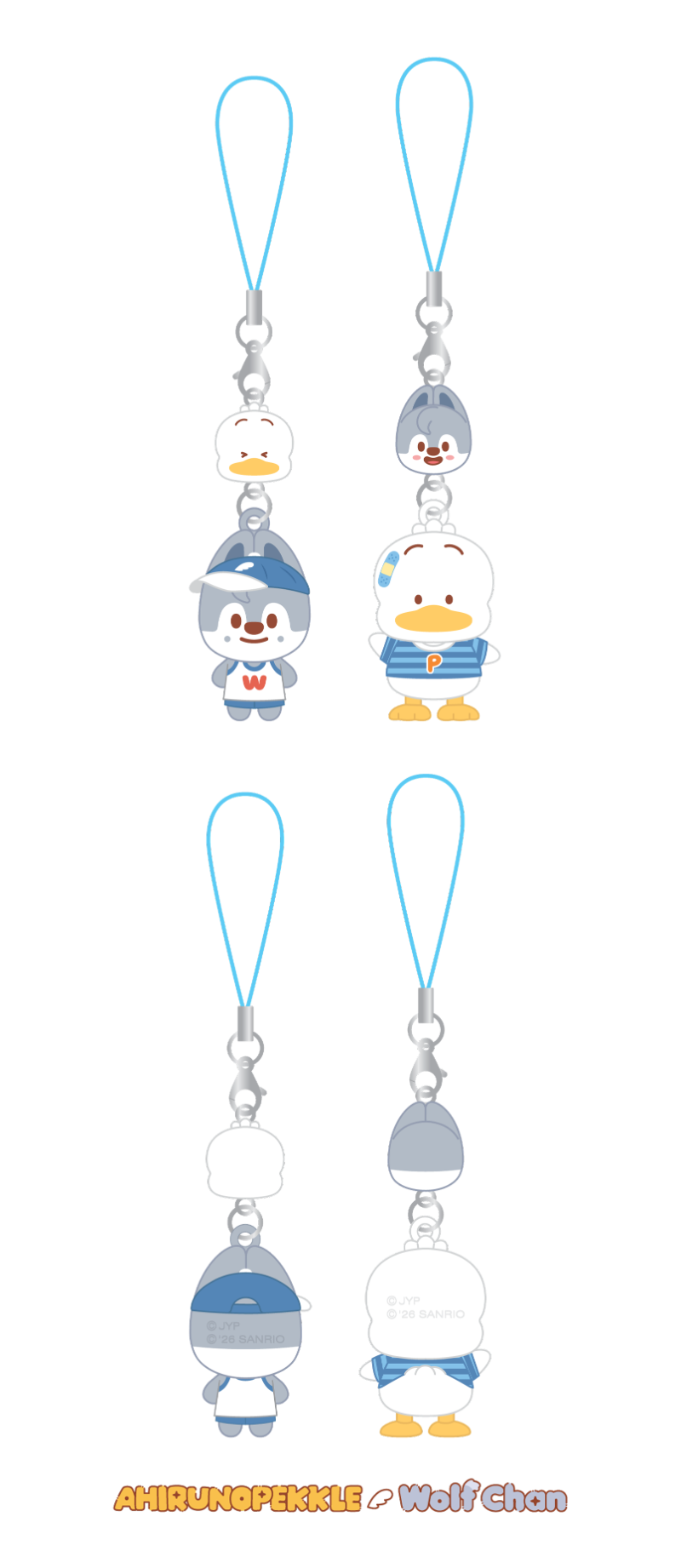 [PREORDER] SKZOO X SANRIO CHARACTERS – MINI FIGURE COUPLE KEYRING
