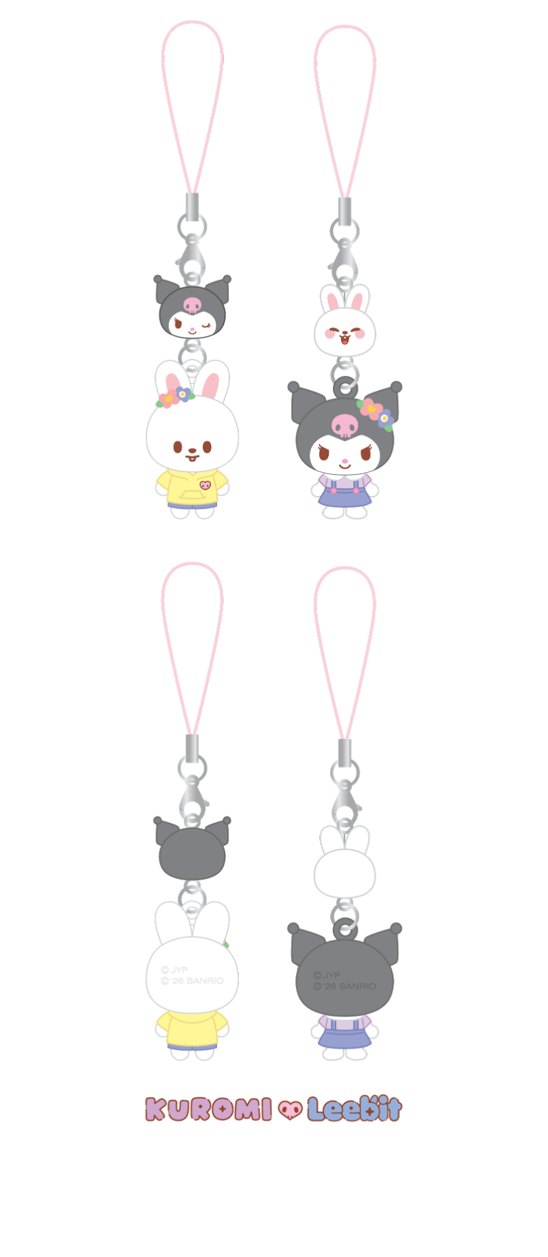 [PREORDER] SKZOO X SANRIO CHARACTERS – MINI FIGURE COUPLE KEYRING