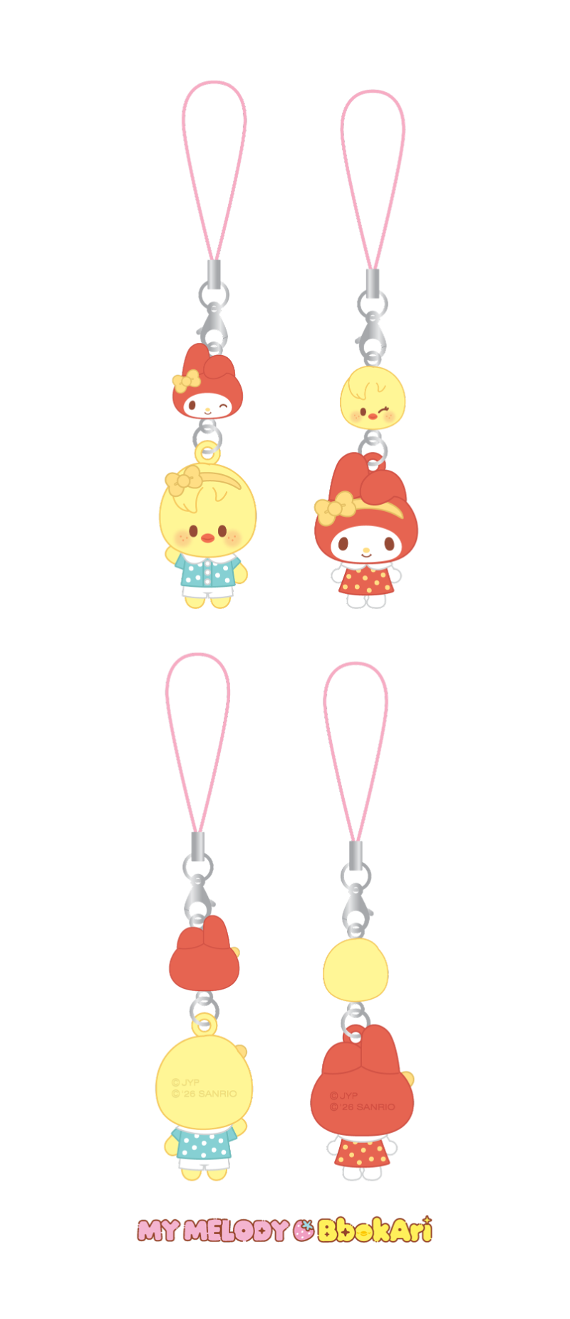 [PREORDER] SKZOO X SANRIO CHARACTERS – MINI FIGURE COUPLE KEYRING