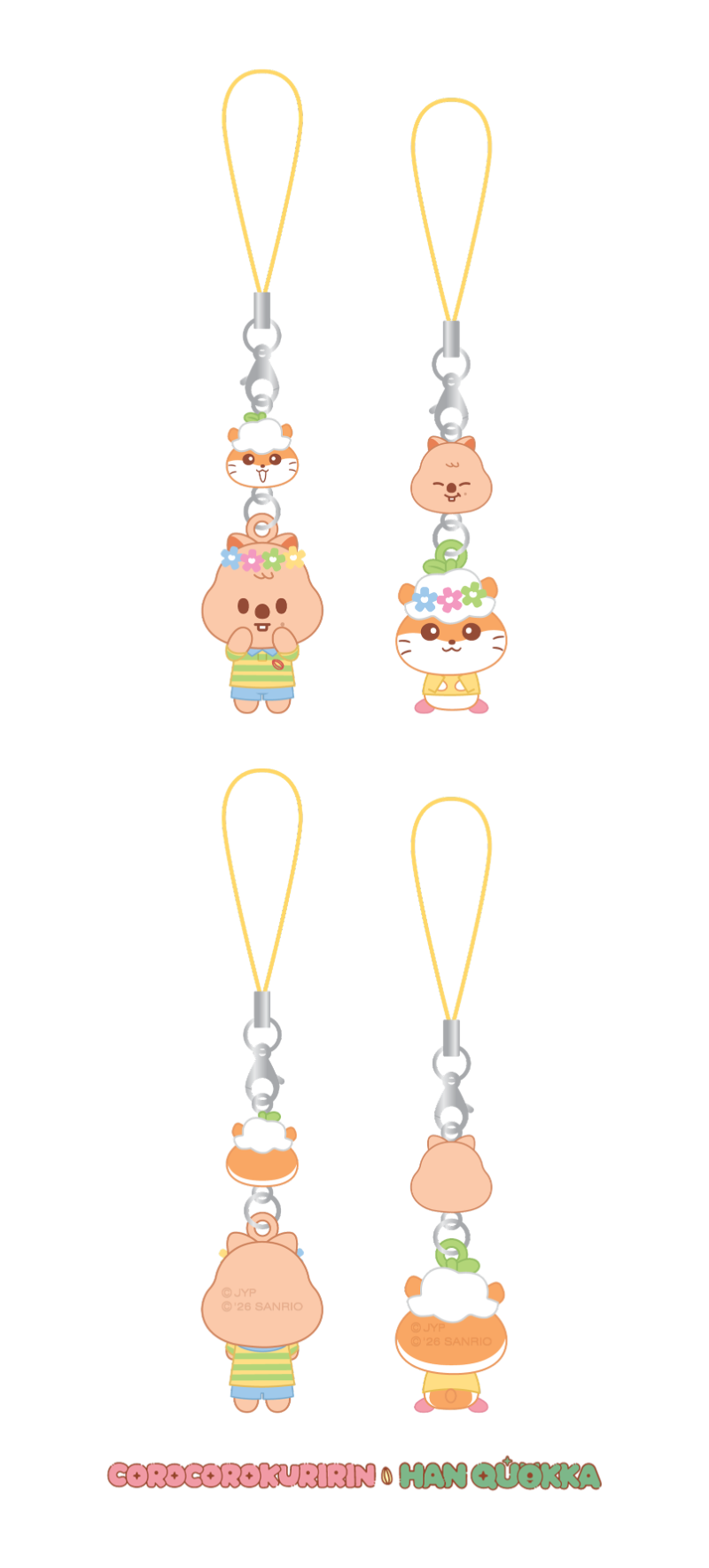 [PREORDER] SKZOO X SANRIO CHARACTERS – MINI FIGURE COUPLE KEYRING