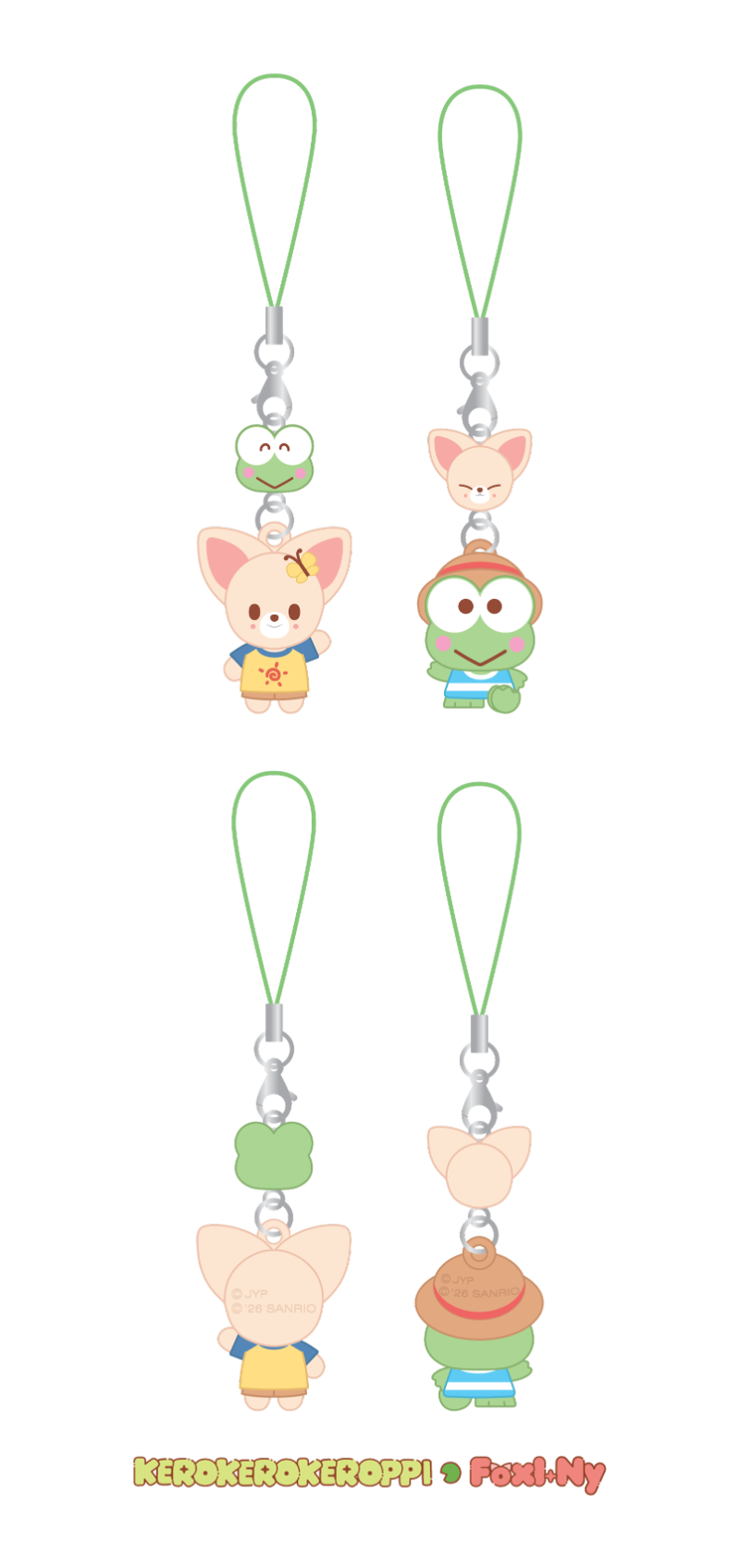 [PREORDER] SKZOO X SANRIO CHARACTERS – MINI FIGURE COUPLE KEYRING