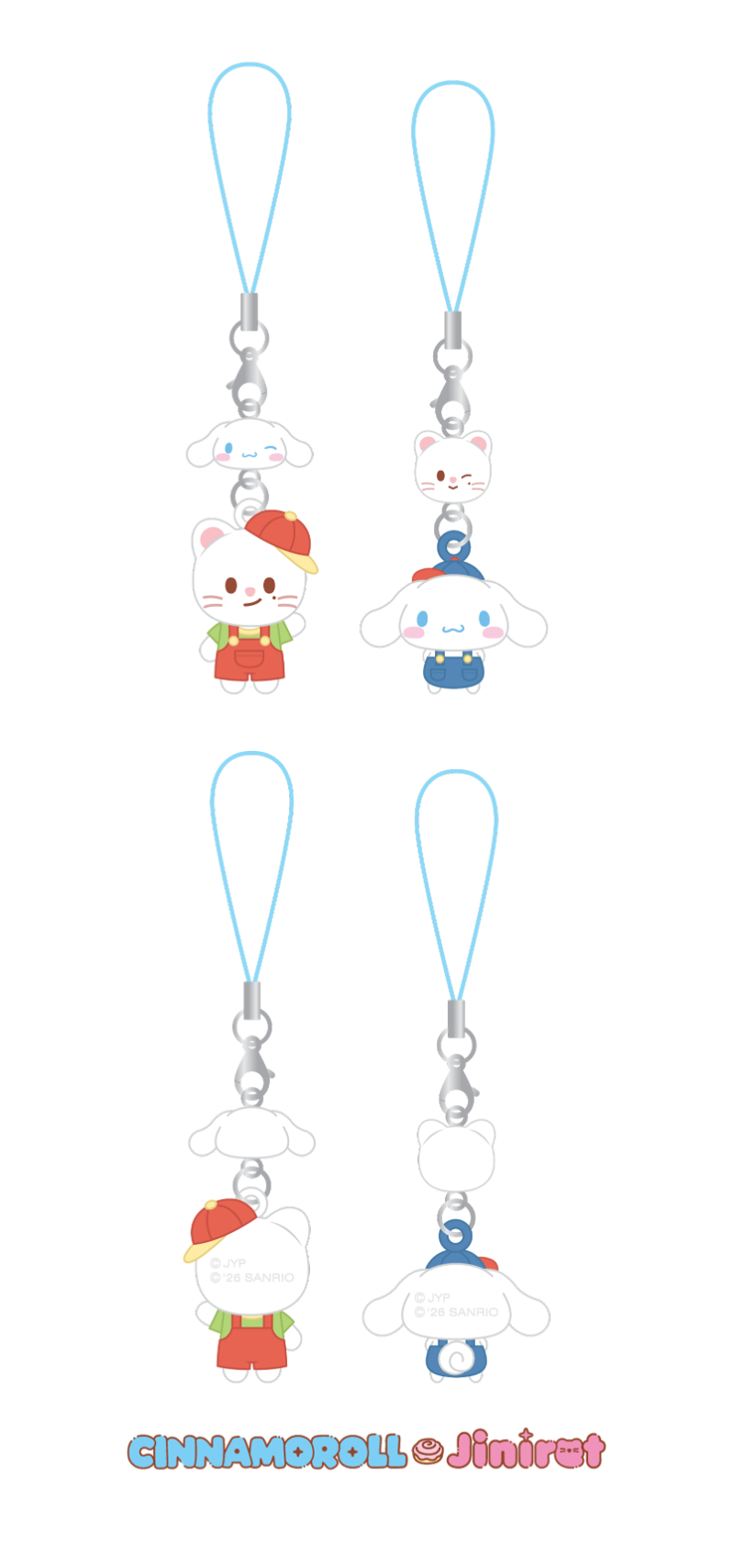 [PREORDER] SKZOO X SANRIO CHARACTERS – MINI FIGURE COUPLE KEYRING