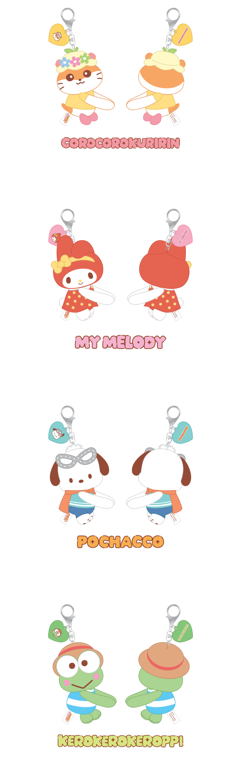 [PREORDER] SKZOO X SANRIO CHARACTERS – HUG PLUSH KEYRING