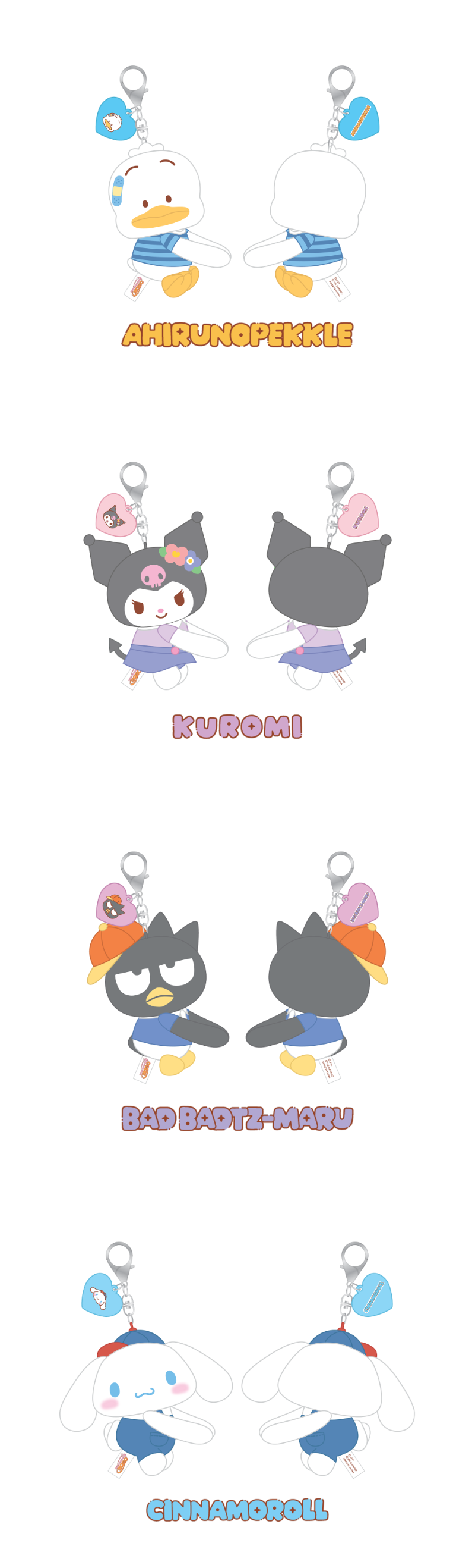 [PREORDER] SKZOO X SANRIO CHARACTERS – HUG PLUSH KEYRING