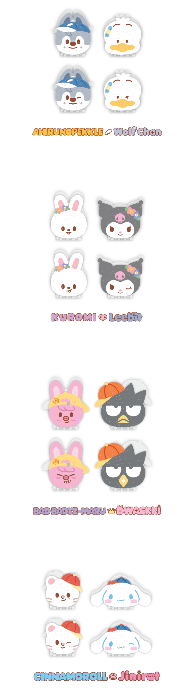 [PREORDER] SKZOO X SANRIO CHARACTERS – HAIR PIN
