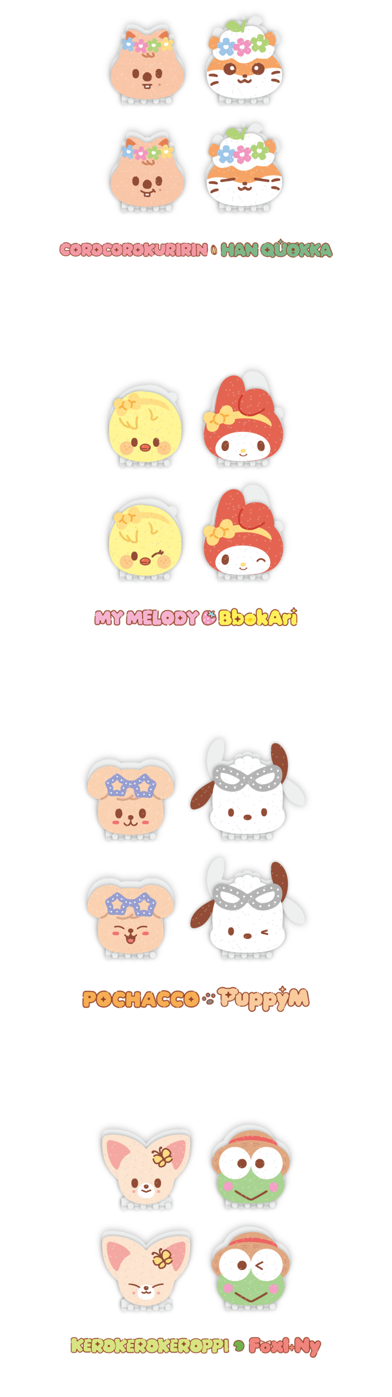 [PREORDER] SKZOO X SANRIO CHARACTERS – HAIR PIN