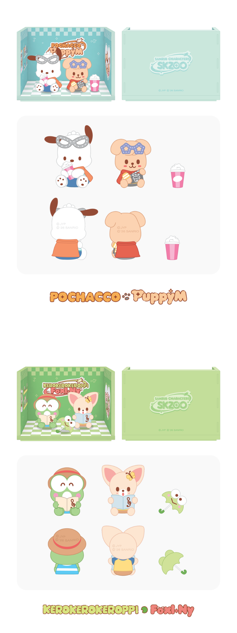 [PREORDER] SKZOO X SANRIO CHARACTERS – ROOM FIGURE