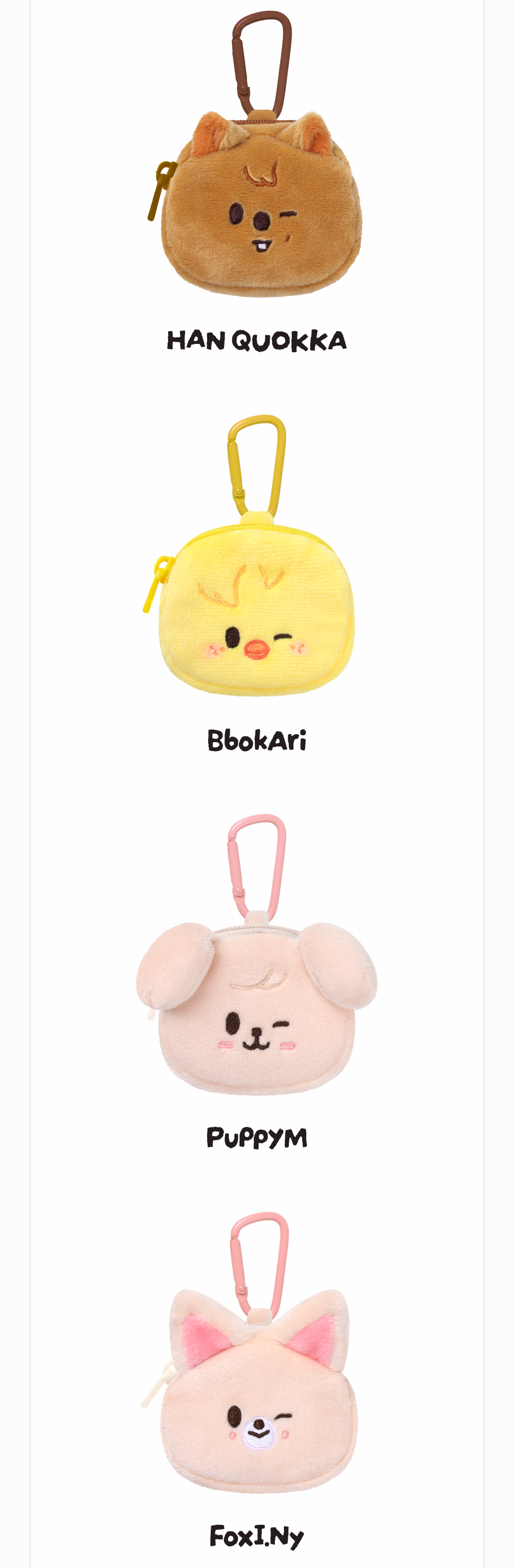 [PREORDER] STRAY KIDS 'RUN IT' WORLD TOUR OFFICIAL MD - SKZOO MINI BACKPACK KEYRING